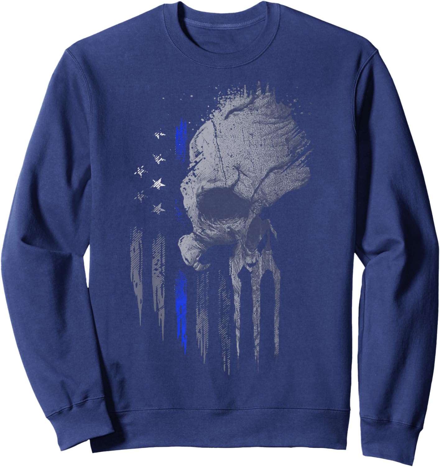 Vert Skull Thin Blue Line Sweatshirt - Sweatshirt | Navy