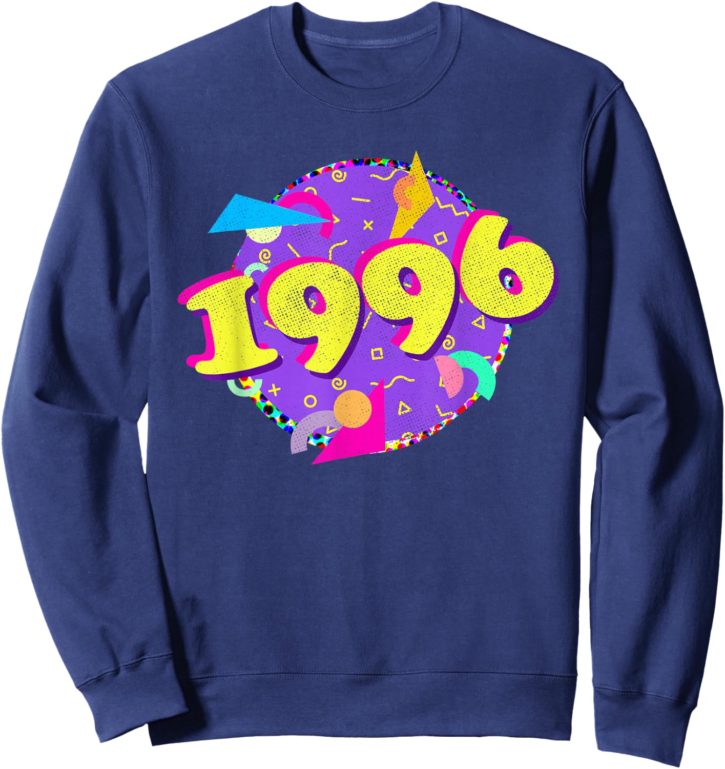 Birthday Retro 90s Style 1996 Sweatshirt - Sweatshirt | Navy