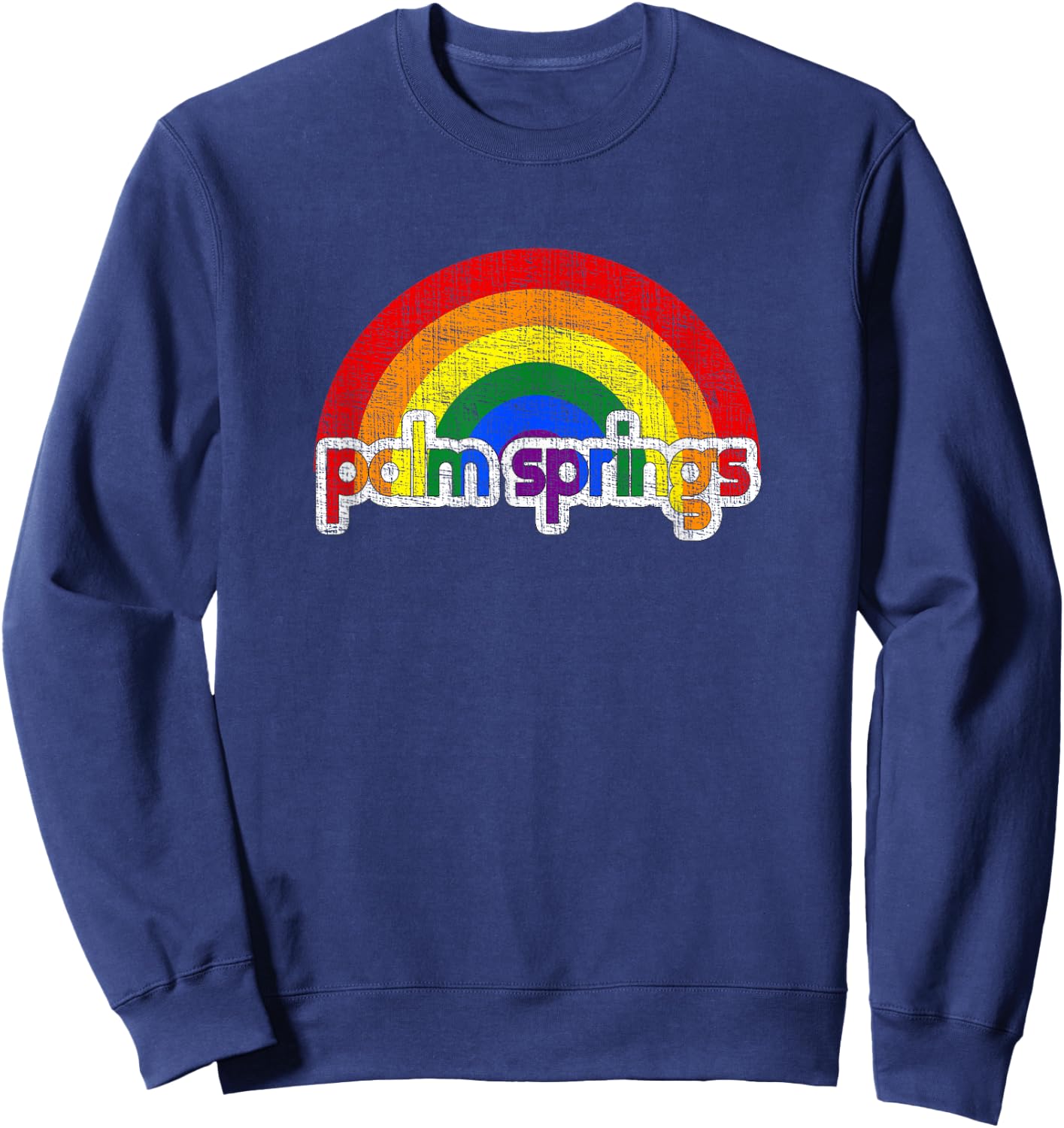Palm Springs Gay Pride Support Sweatshirt - Sweatshirt | Navy