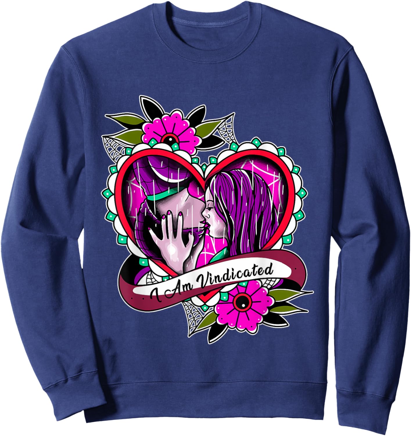 I Am Vindicated Funny Halloween Sweatshirt - Sweatshirt | Navy