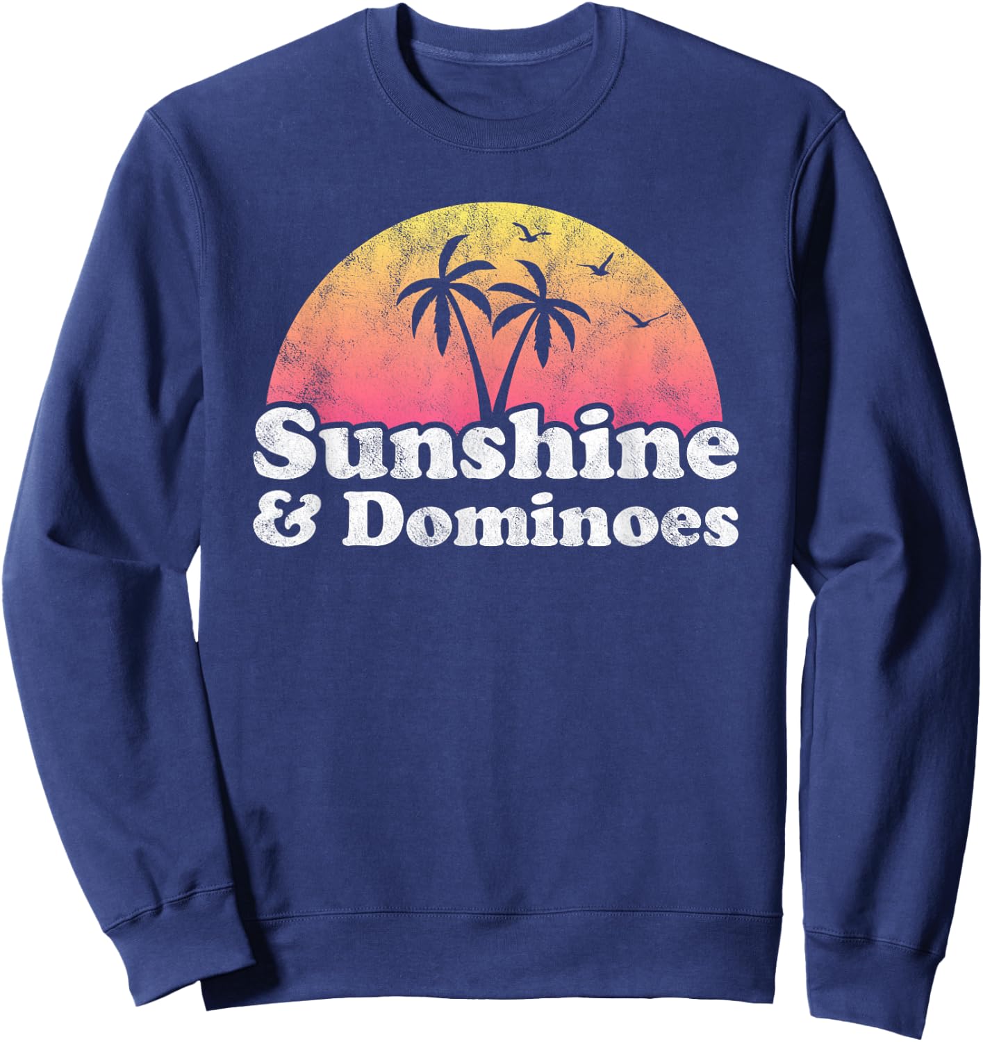 Sunshine and Dominoes Sweatshirt - Sweatshirt | Navy