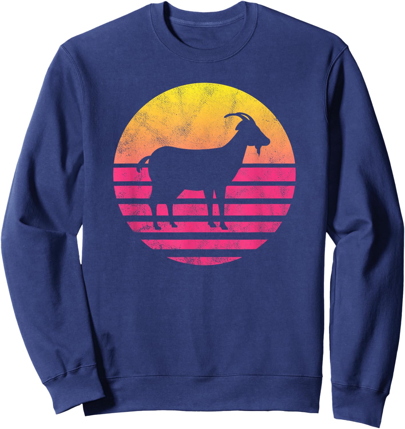 Classic Goat Gift Sweatshirt - Sweatshirt | Navy