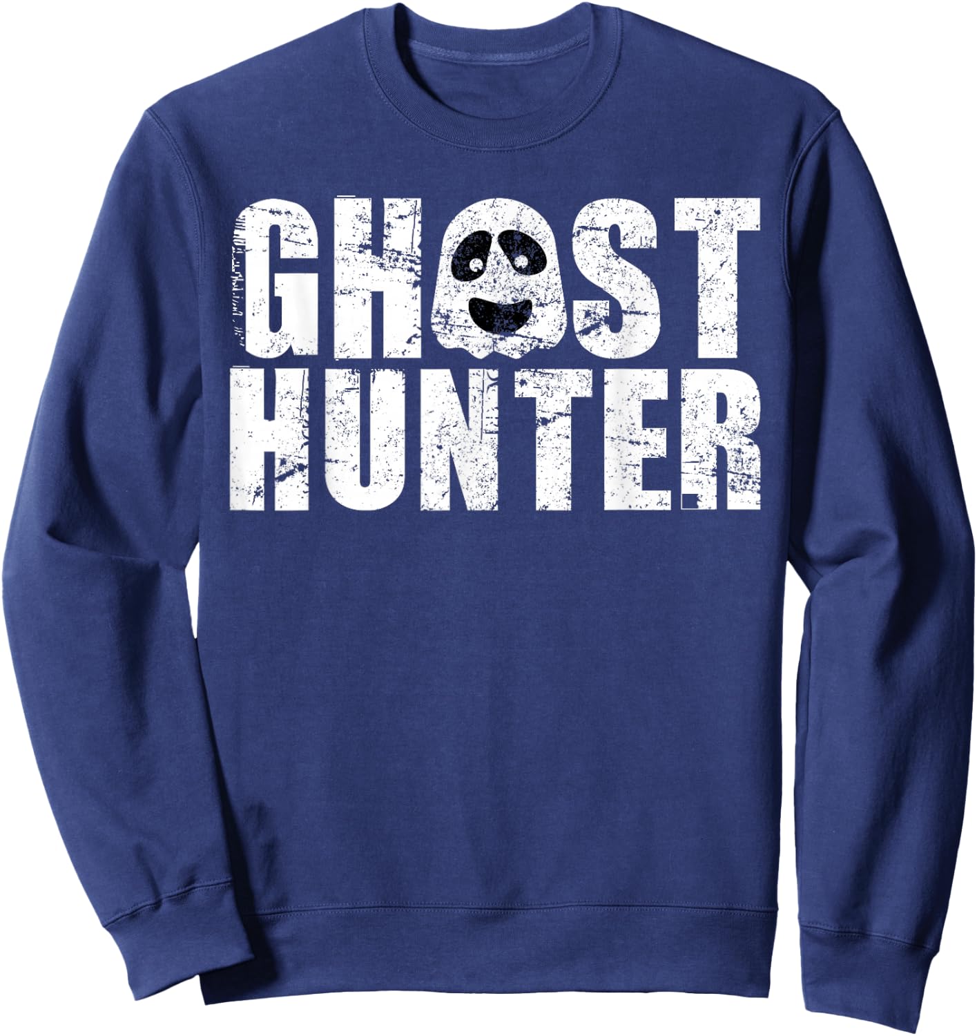 Ghost Hunter-Halloween Ghost Hunting-Paranormal Adventures Sweatshirt - Sweatshirt | Navy