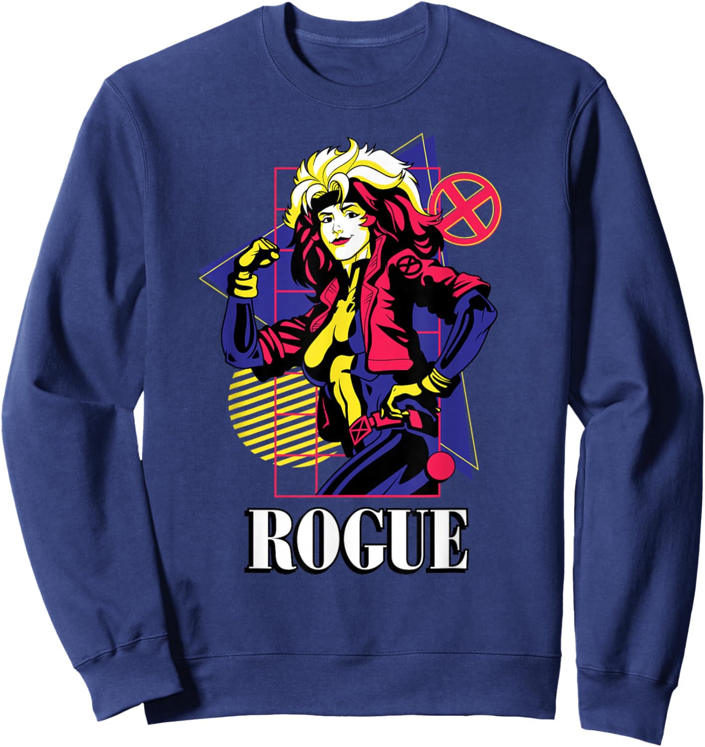 Marvel Super Heroes Valentine X-Men Couples Matching Rogue Sweatshirt - Sweatshirt | Navy