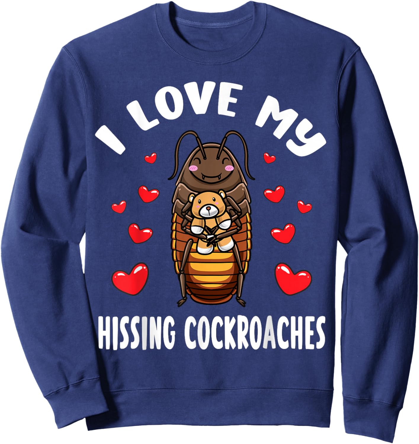 Madagascar Frog Cockroach Sweatshirt - Sweatshirt | Navy