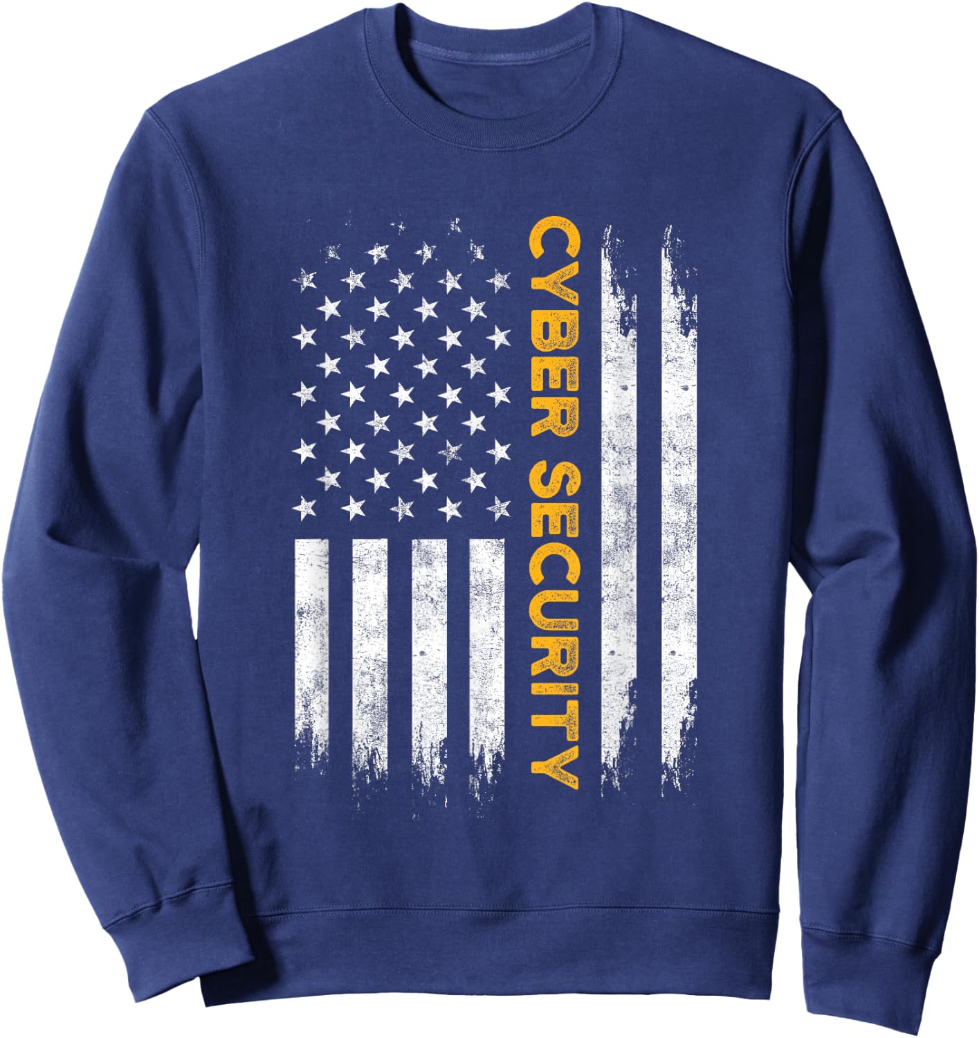 Cybersecurity IT Analyst US Art Certified Tech Security DA1 Sweatshirt - Sweatshirt | Navy