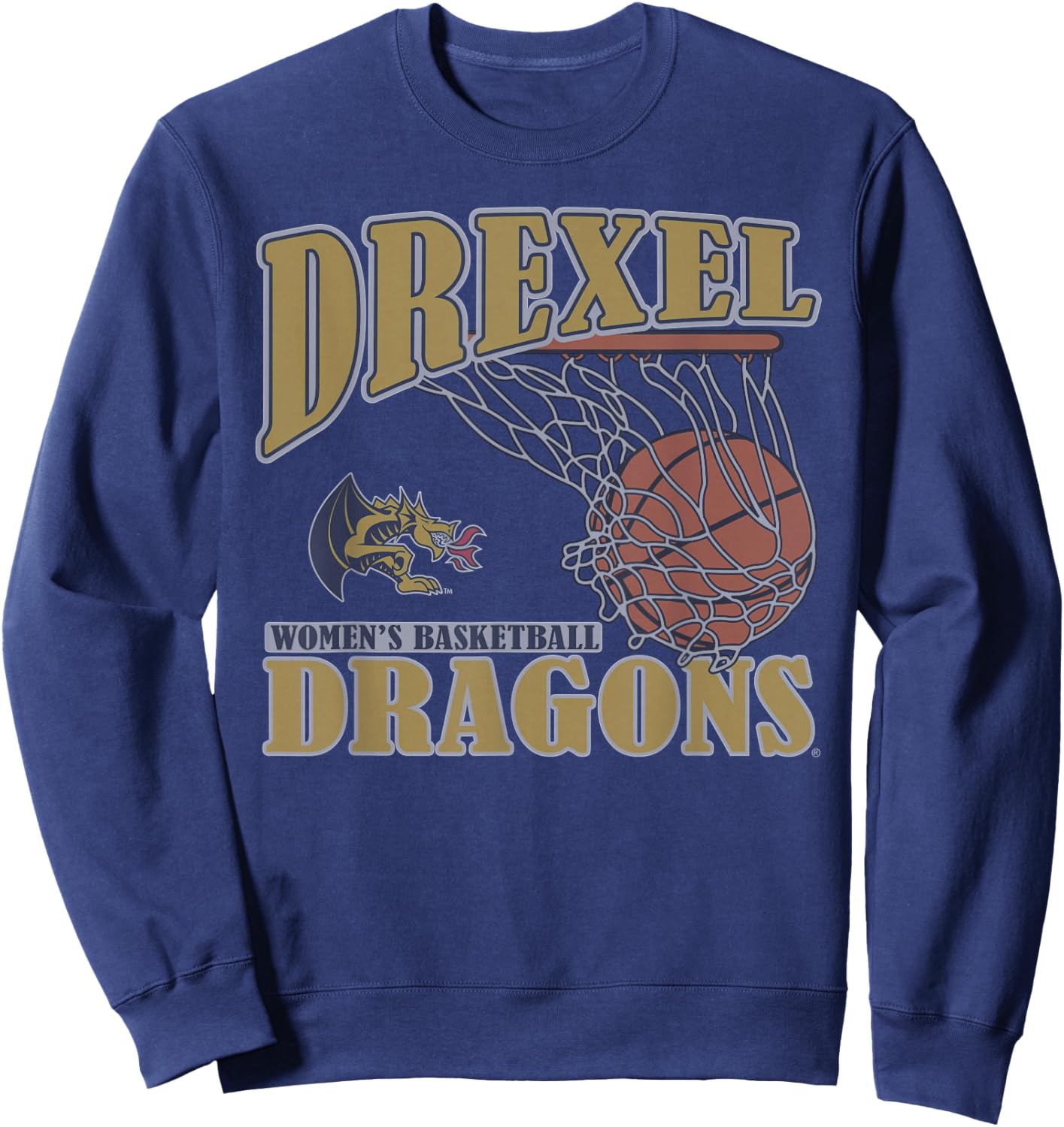 Drexel Dragons Women's Basketball Vintage Lift Sweatshirt - Sweatshirt | Navy