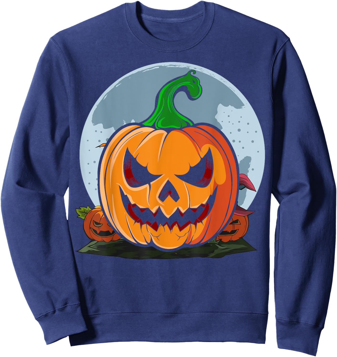Funny Halloween Pumpkin Costume Sweatshirt - Sweatshirt | Navy