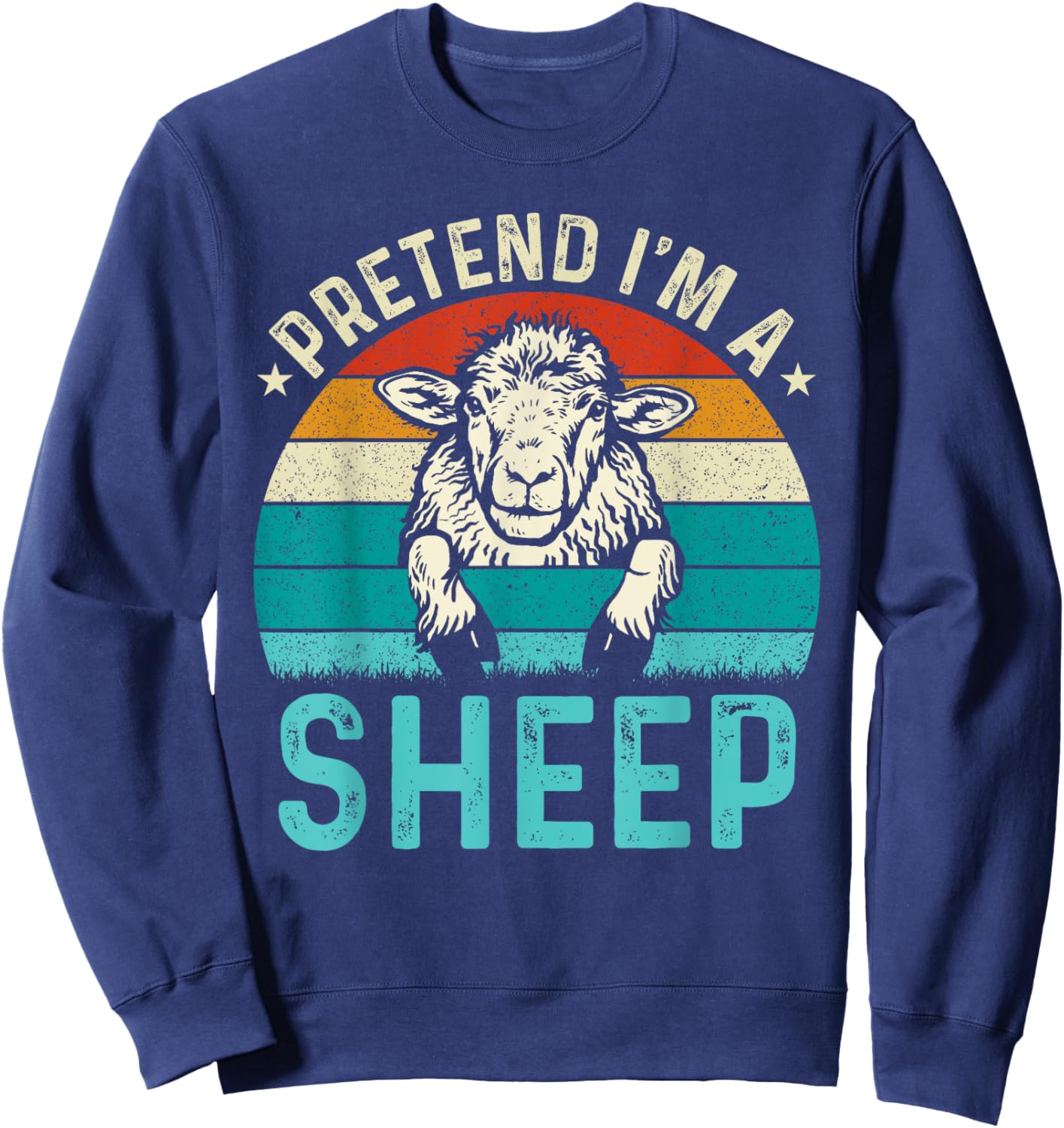 Pretend I'm A Sheep Sweatshirt - Sweatshirt | Navy