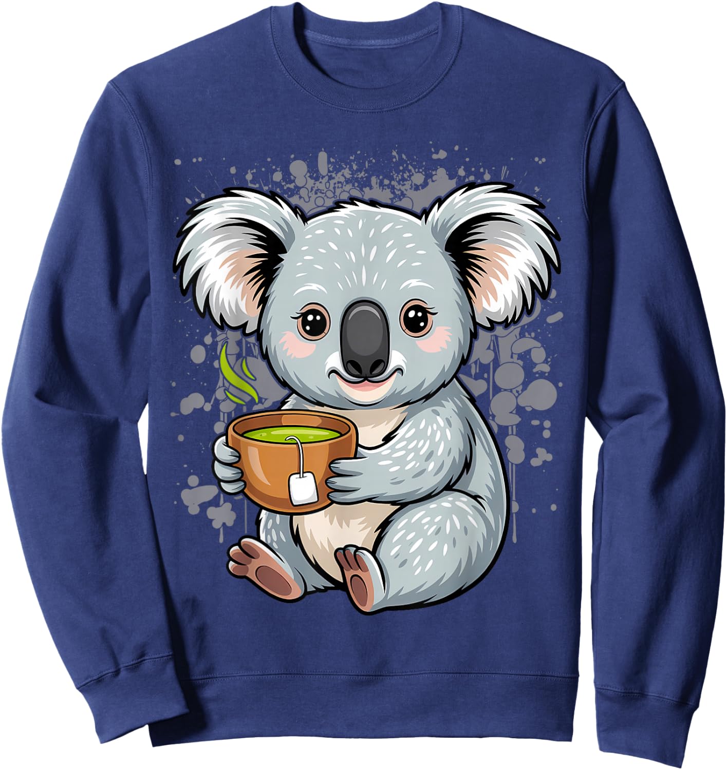 My Jokes are Funny Pun Bear Tea Koalas Sweatshirt - Sweatshirt | Navy