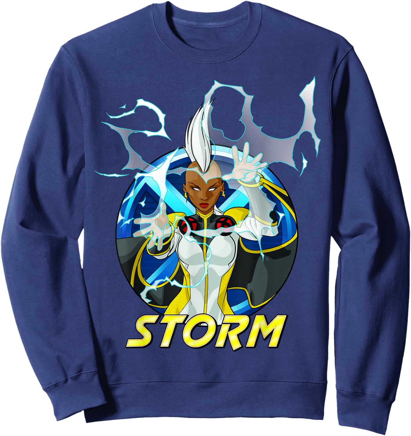 Marvel X-Men Storm Action Portrait Sweatshirt - Sweatshirt | Navy
