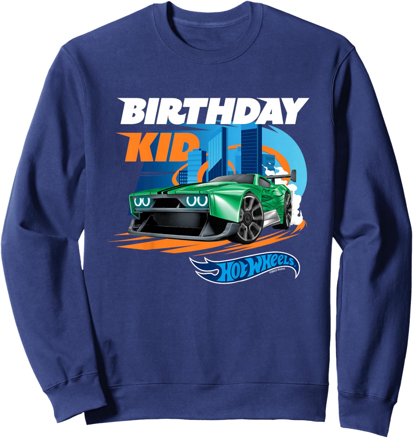 Hot Wheels - Birthday Boy Sweatshirt - Sweatshirt | Navy