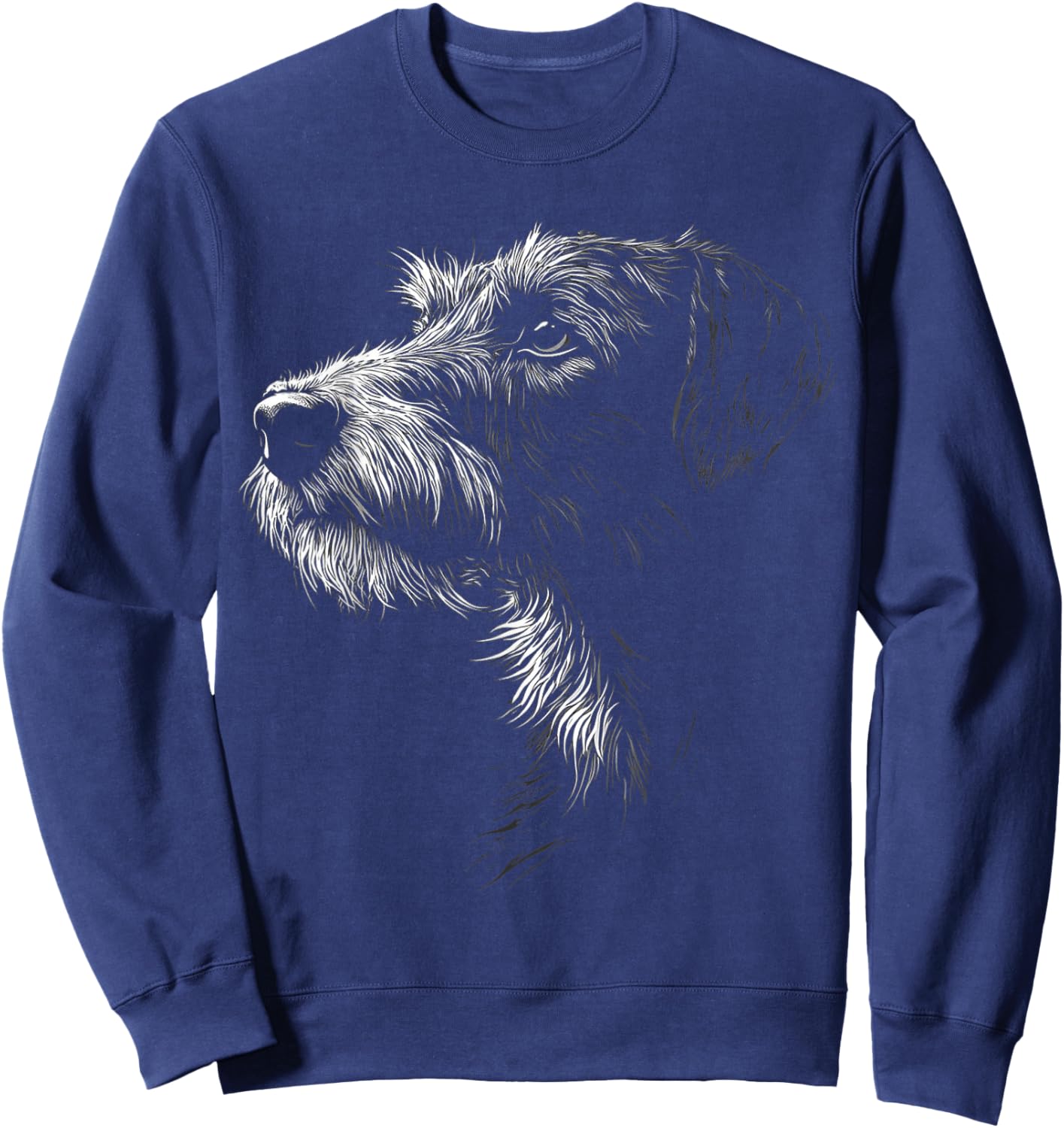 Irish Greyhound Dog Graphic Pet Sweatshirt - Sweatshirt | Navy