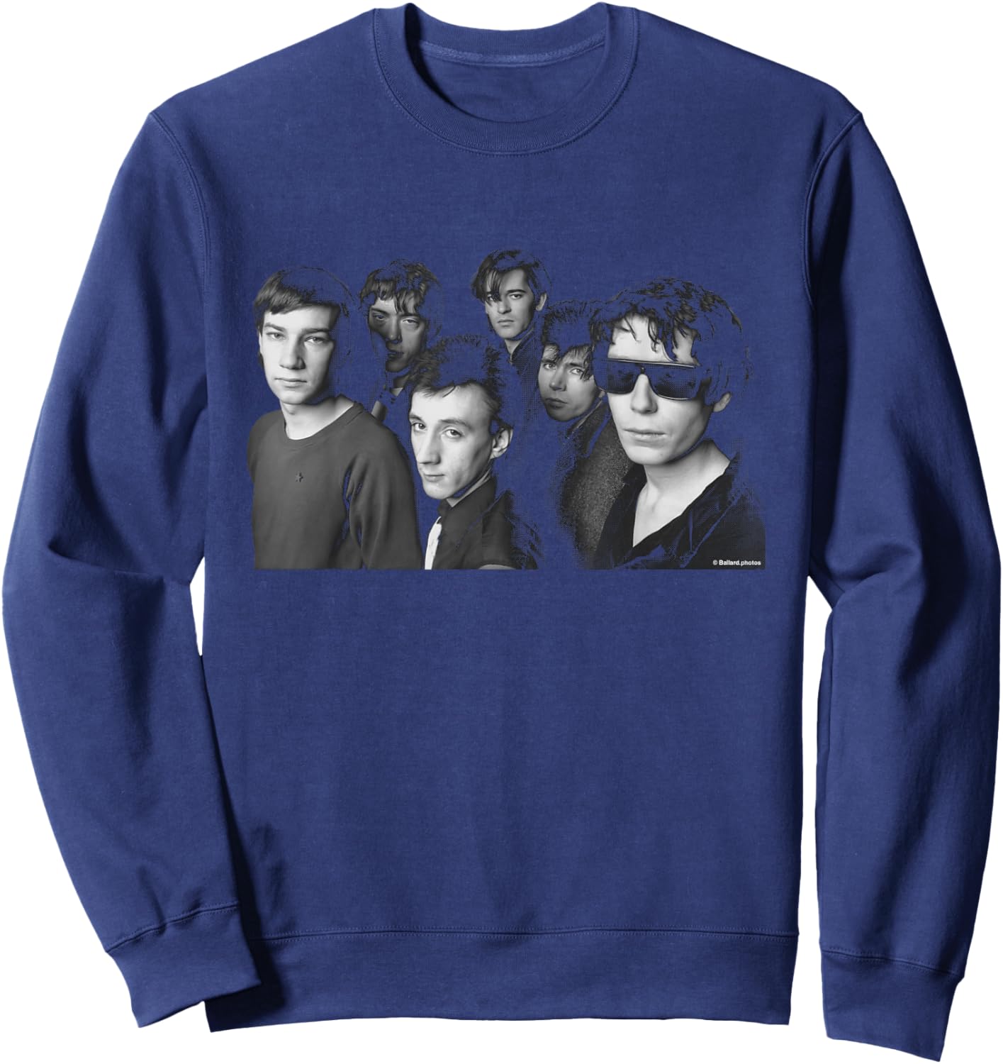 The Psychedelic Furs Band Portrait By Allan Ballard Sweatshirt - Sweatshirt | Navy