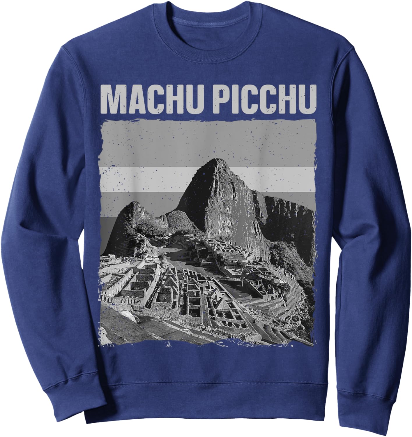 Cool Machu Picchu Art Women Kids Machu Picchu Peru Sweatshirt - Sweatshirt | Navy