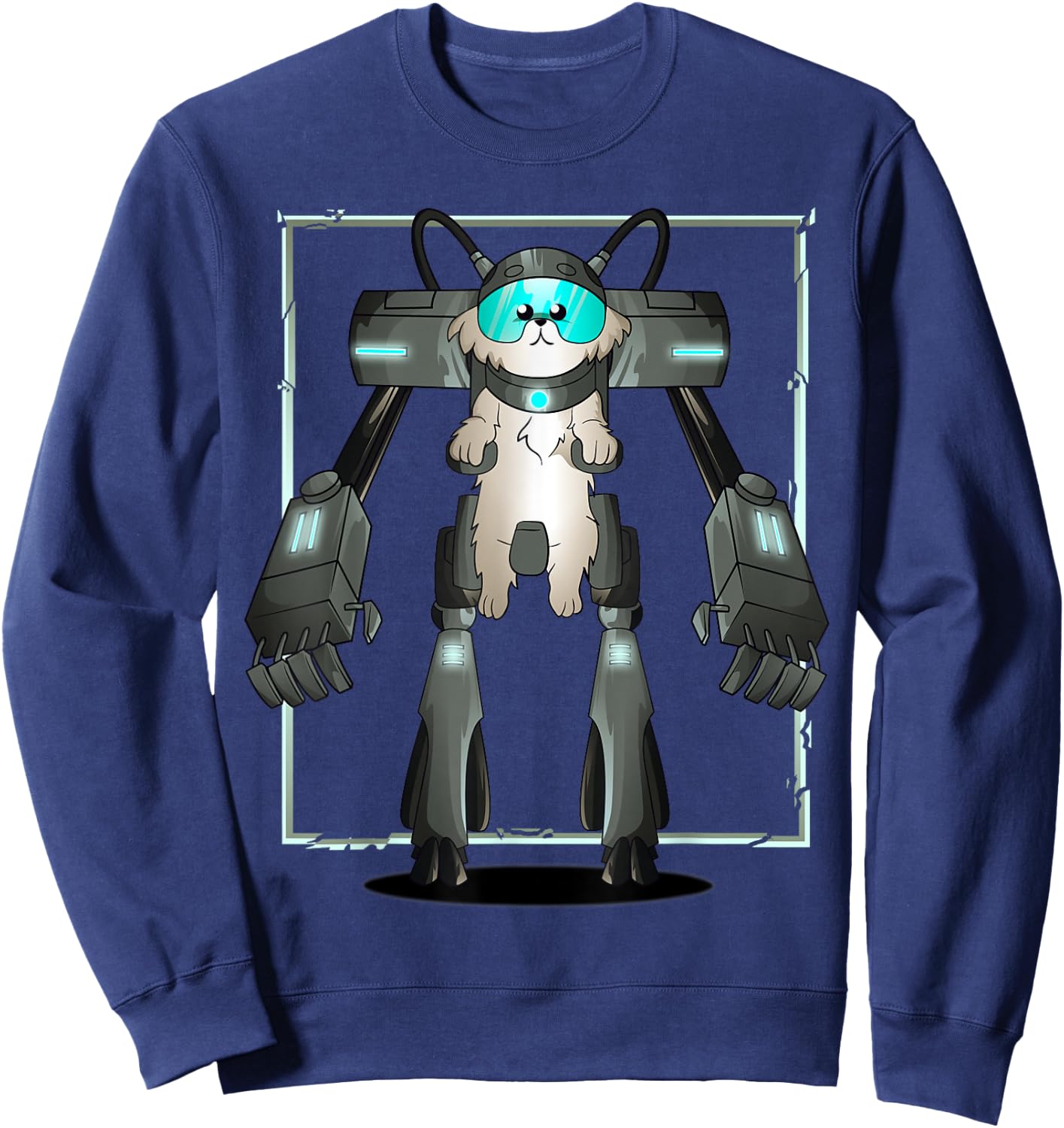 Mademark x Rick and Morty - Rick and Morty Call me Snowball Shirt Sweatshirt - Sweatshirt | Navy