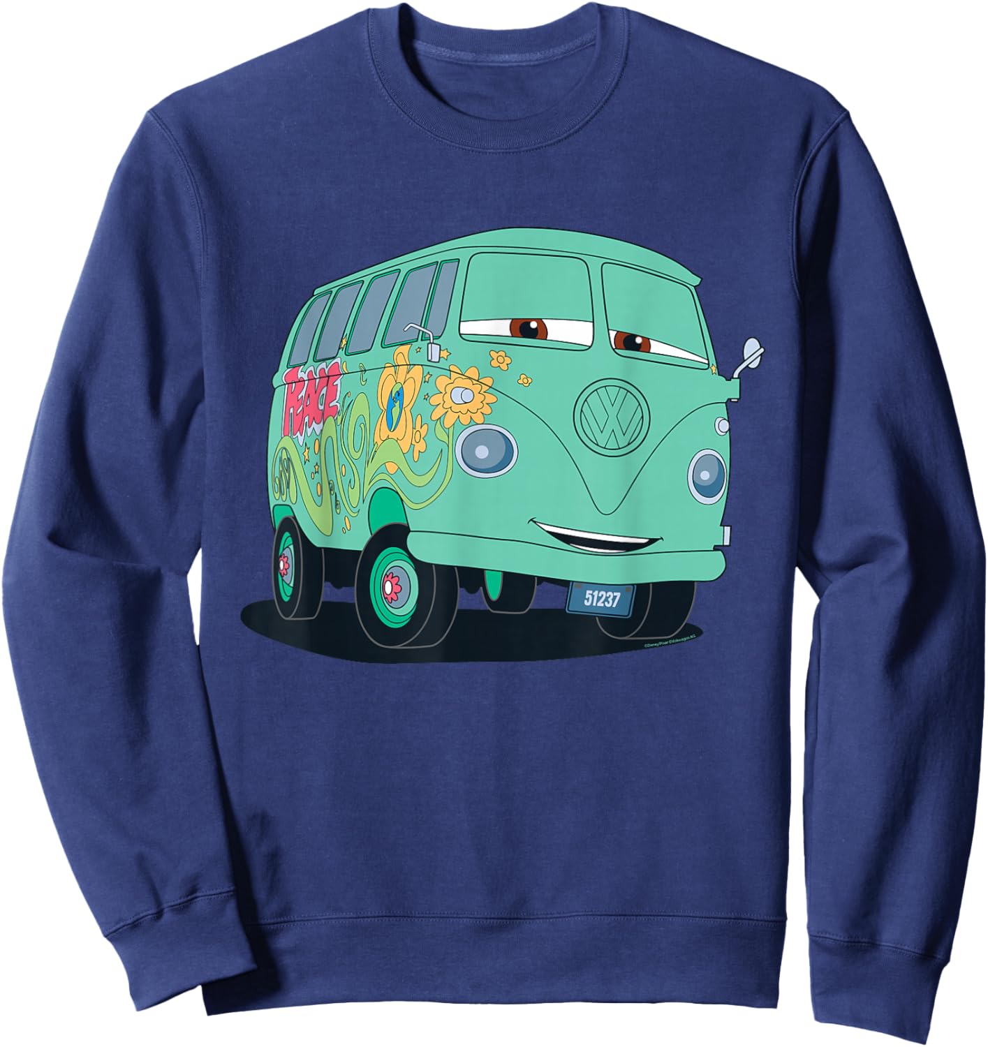 Disney and Pixar's Cars Fillmore Big Pic Costume Sweatshirt - Sweatshirt | Navy