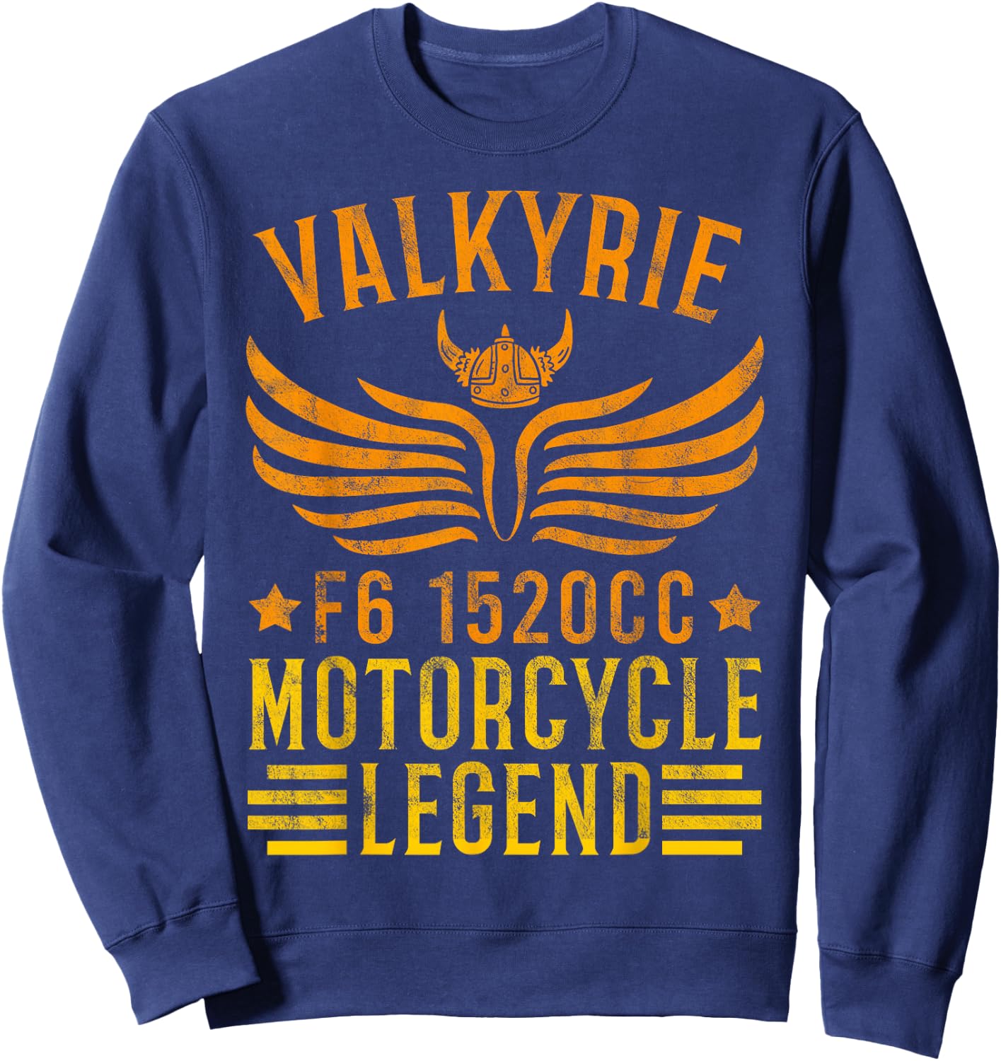 Valkyrie F6 1520cc Motorcycle Legend for an Biker Sweatshirt - Sweatshirt | Navy