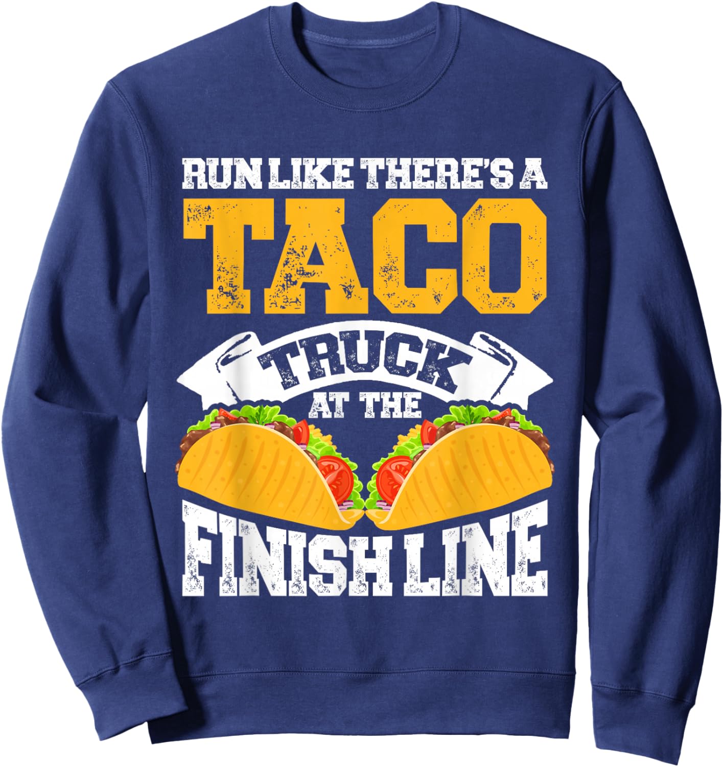 Cinco De Mayo Taco Lover Breakfast Taco Hispanic Sweatshirt - Sweatshirt | Navy