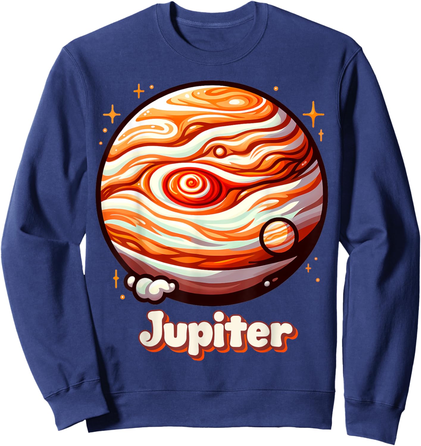Planet Jupiter Outer Space Costume Graphic Sweatshirt - Sweatshirt | Navy