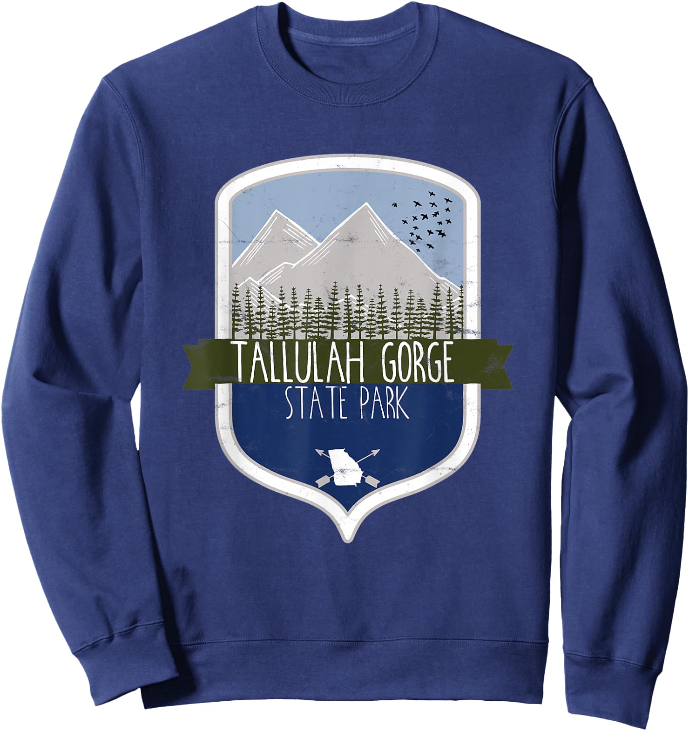 Cute Tallulah Gorge State Park Georgia Mountains GA Sweatshirt - Sweatshirt | Navy