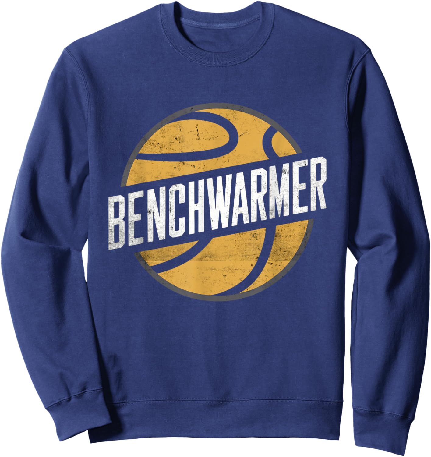 Funny saying: Best Benchwarmer Bench Press Basketball Sweatshirt - Sweatshirt | Navy