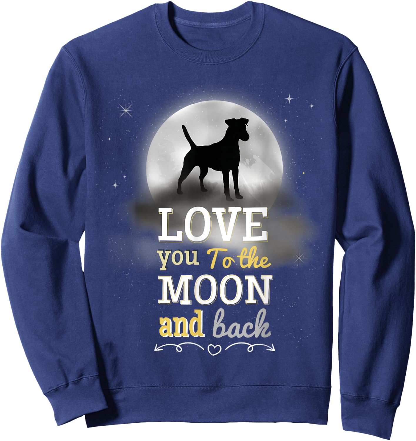 Smooth Fox Terrier Dog Breed Sweatshirt - Sweatshirt | Navy
