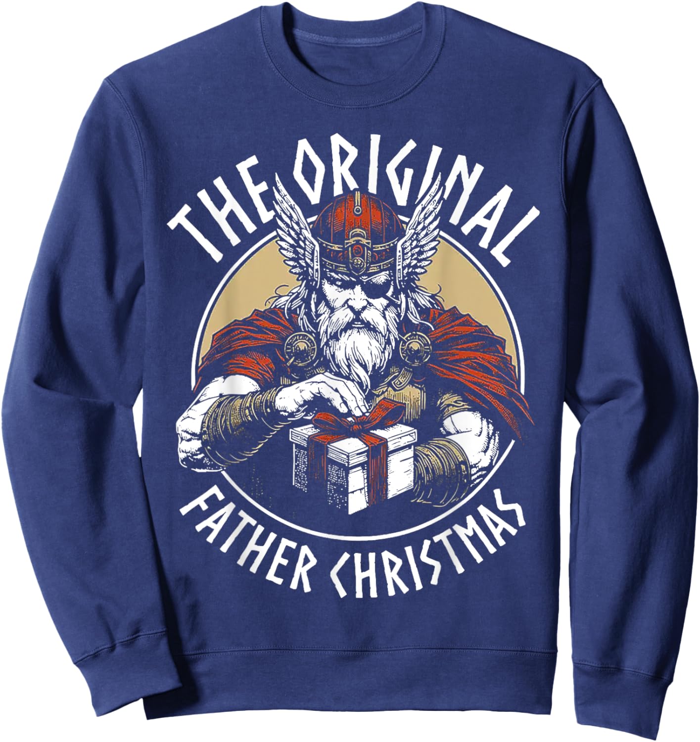 Odin The Original Father Christmas Sweatshirt - Sweatshirt | Navy