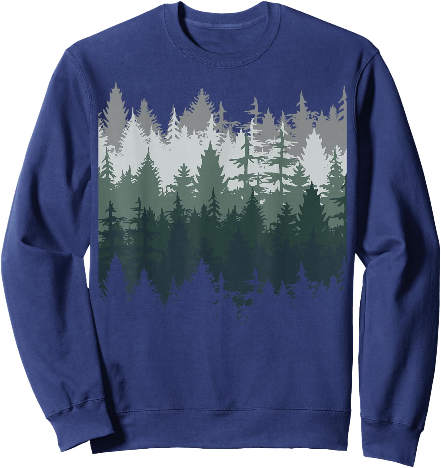 Nature Trees and Forest Sweatshirt - Sweatshirt | Navy