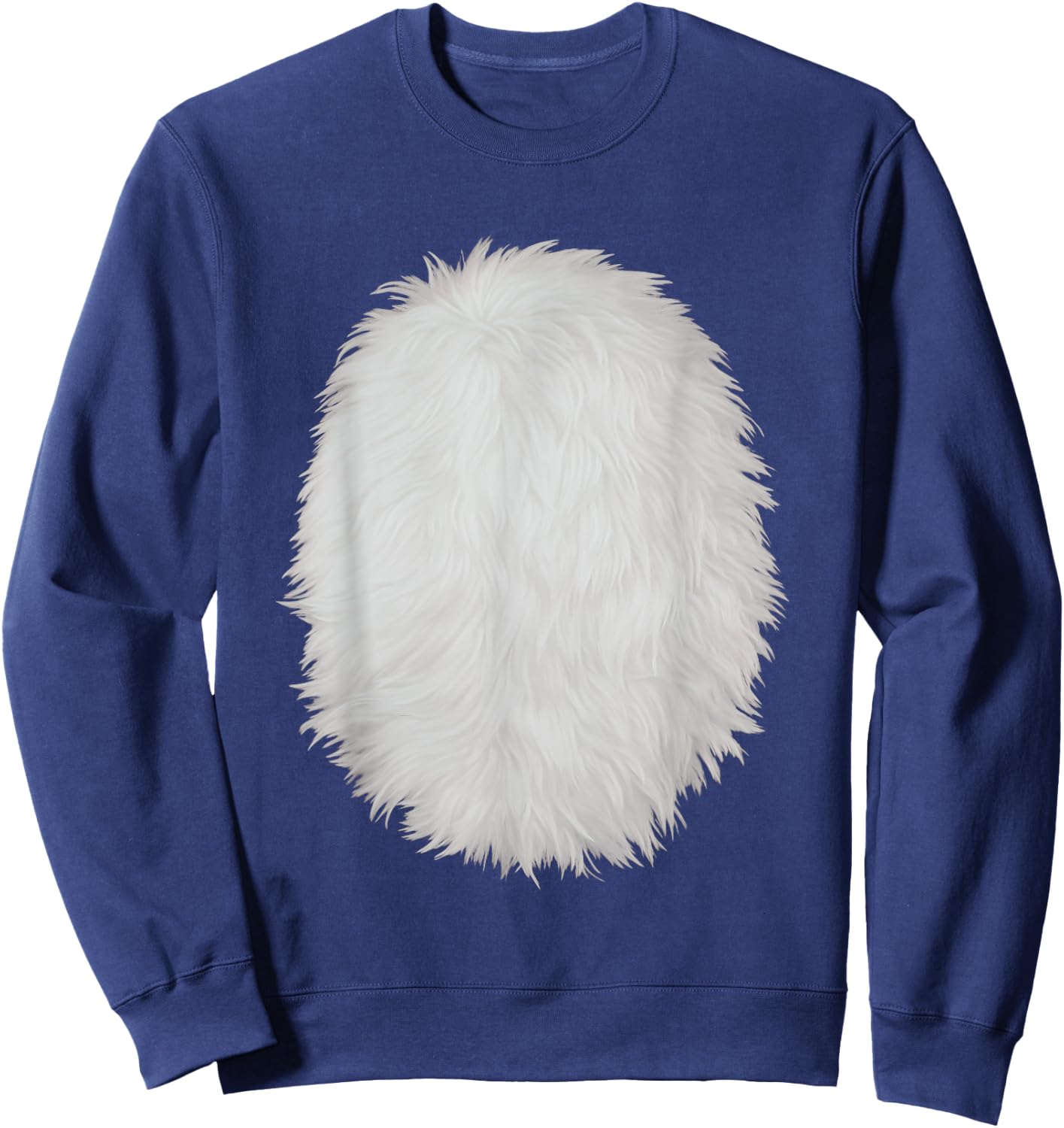 White Belly Costume DIY Cosplay Panda Bear Cat Skunk Deer Sweatshirt - Sweatshirt | Navy