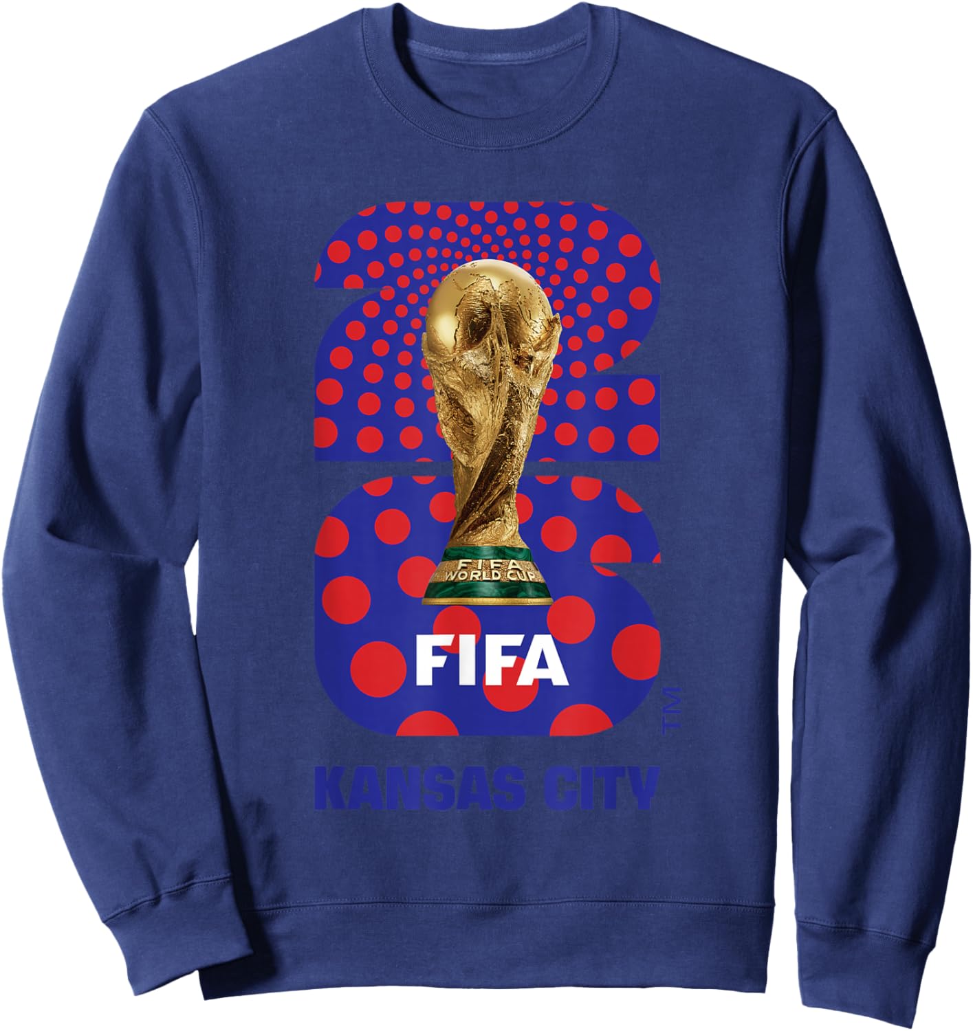 FIFA World CUP26 Kansas City Trophy Color Sweatshirt - Sweatshirt | Navy