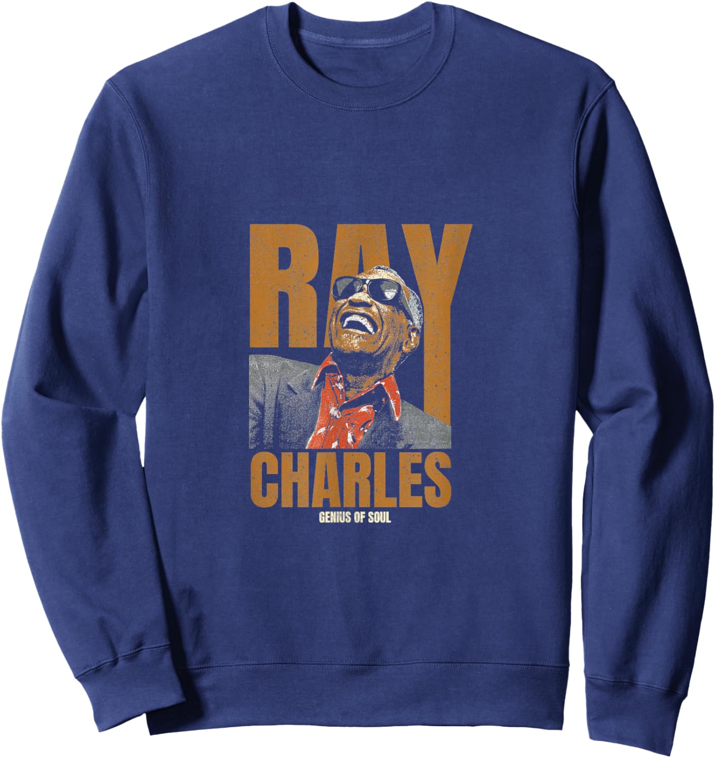 Ray Charles - Genius Of Soul Sweatshirt - Sweatshirt | Navy