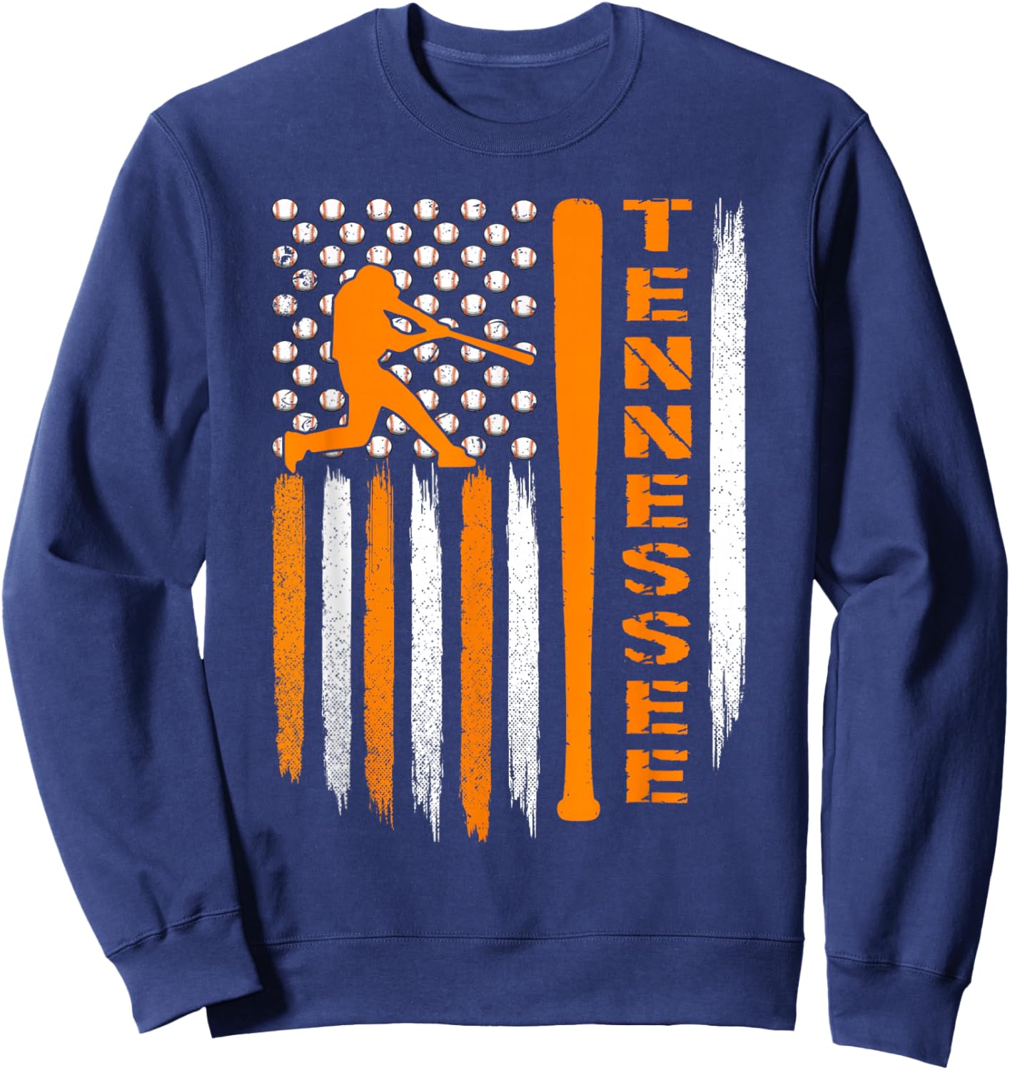 Vintage Tennessee USA Flag. Sweatshirt - Sweatshirt | Navy