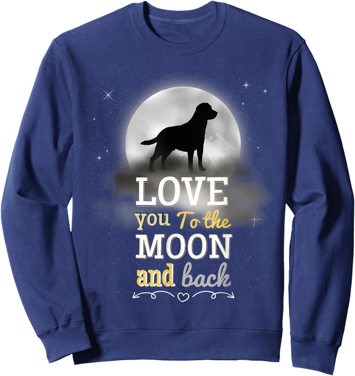 Labrador Retriever Lab Dog Men Women Kids Sweatshirt - Sweatshirt | Navy