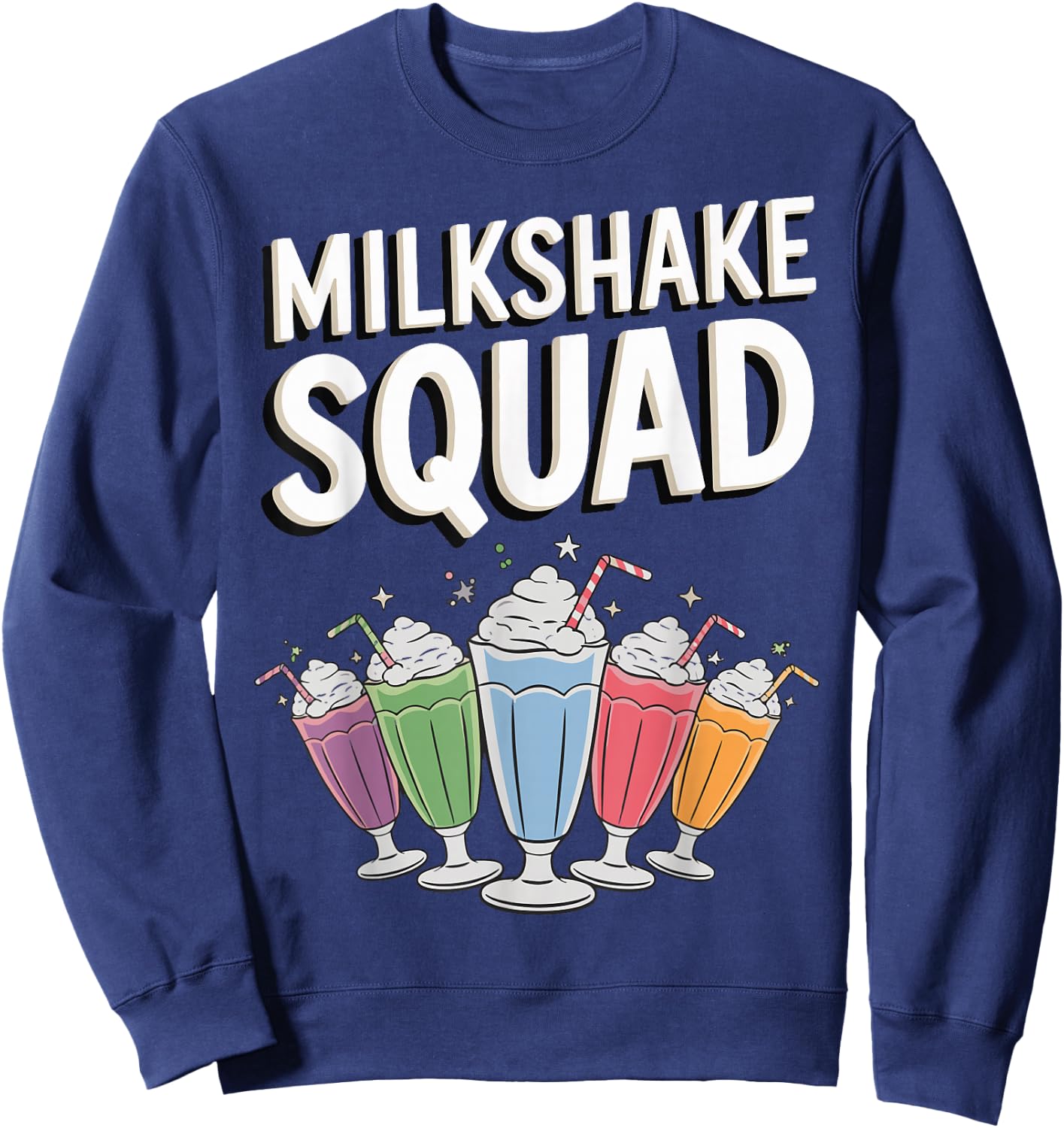 Milkshake Squad Sweatshirt - Sweatshirt | Navy