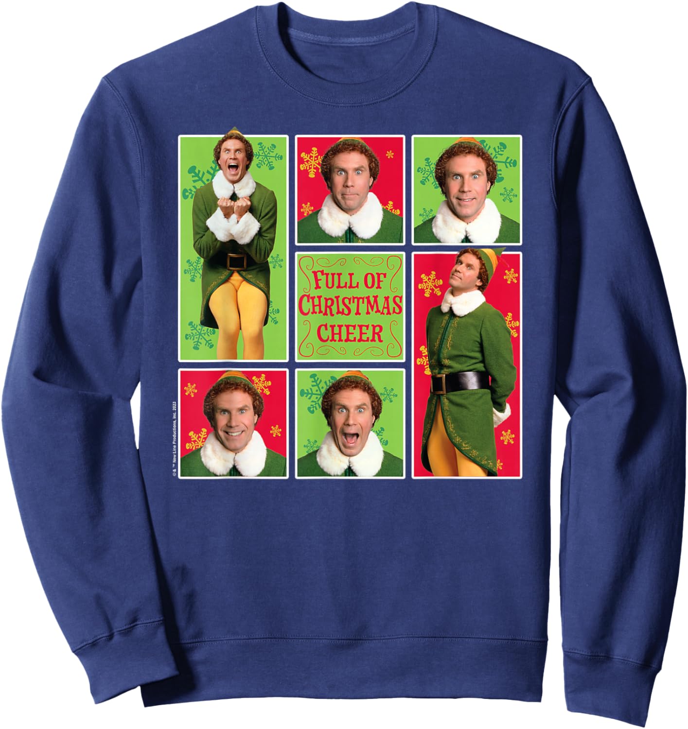 Elf - Full Of Christmas Cheer Sweatshirt - Sweatshirt | Navy