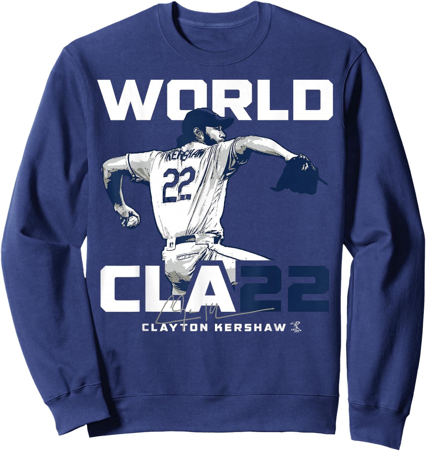 Clayton Kershaw World Cla22 - World Class - Apparel Sweatshirt - Sweatshirt | Navy