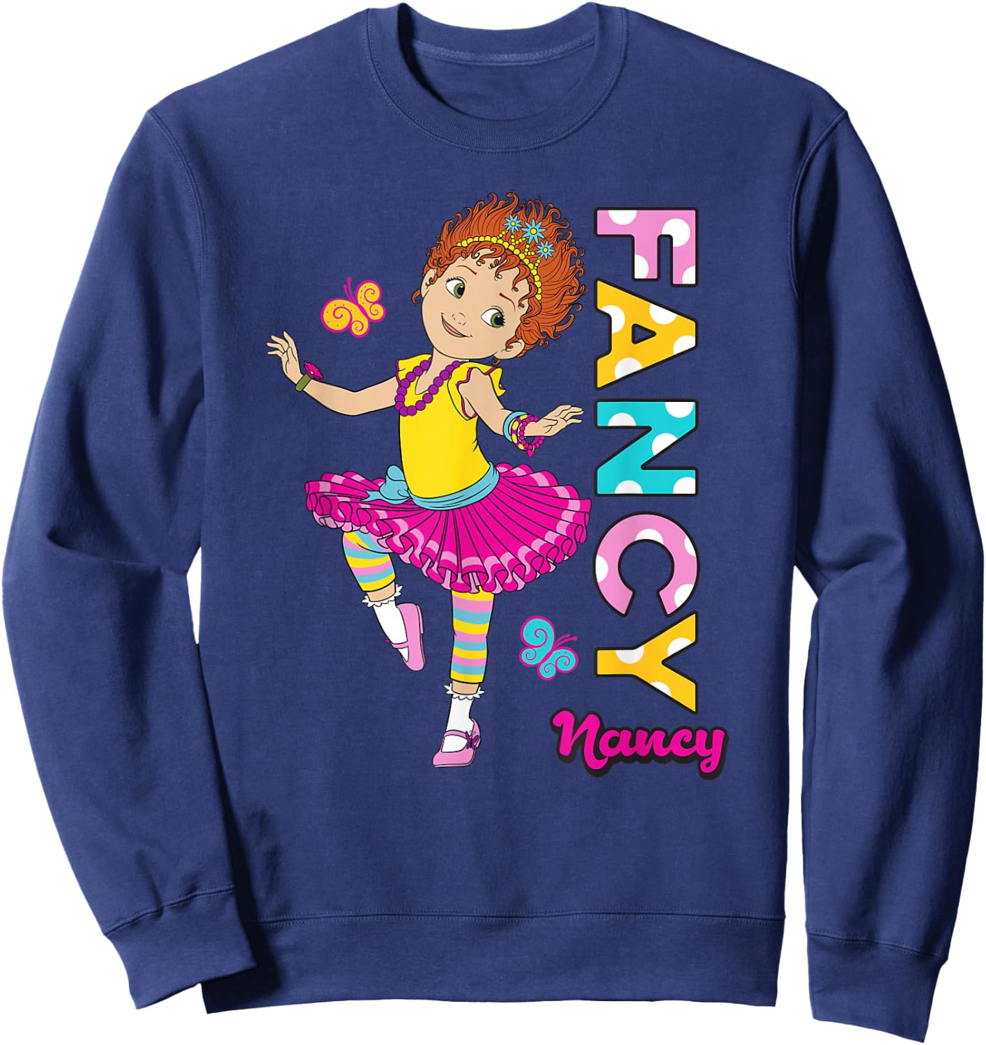 Disney - Fancy Nancy Dancing with Nancy Sweatshirt - Sweatshirt | Navy
