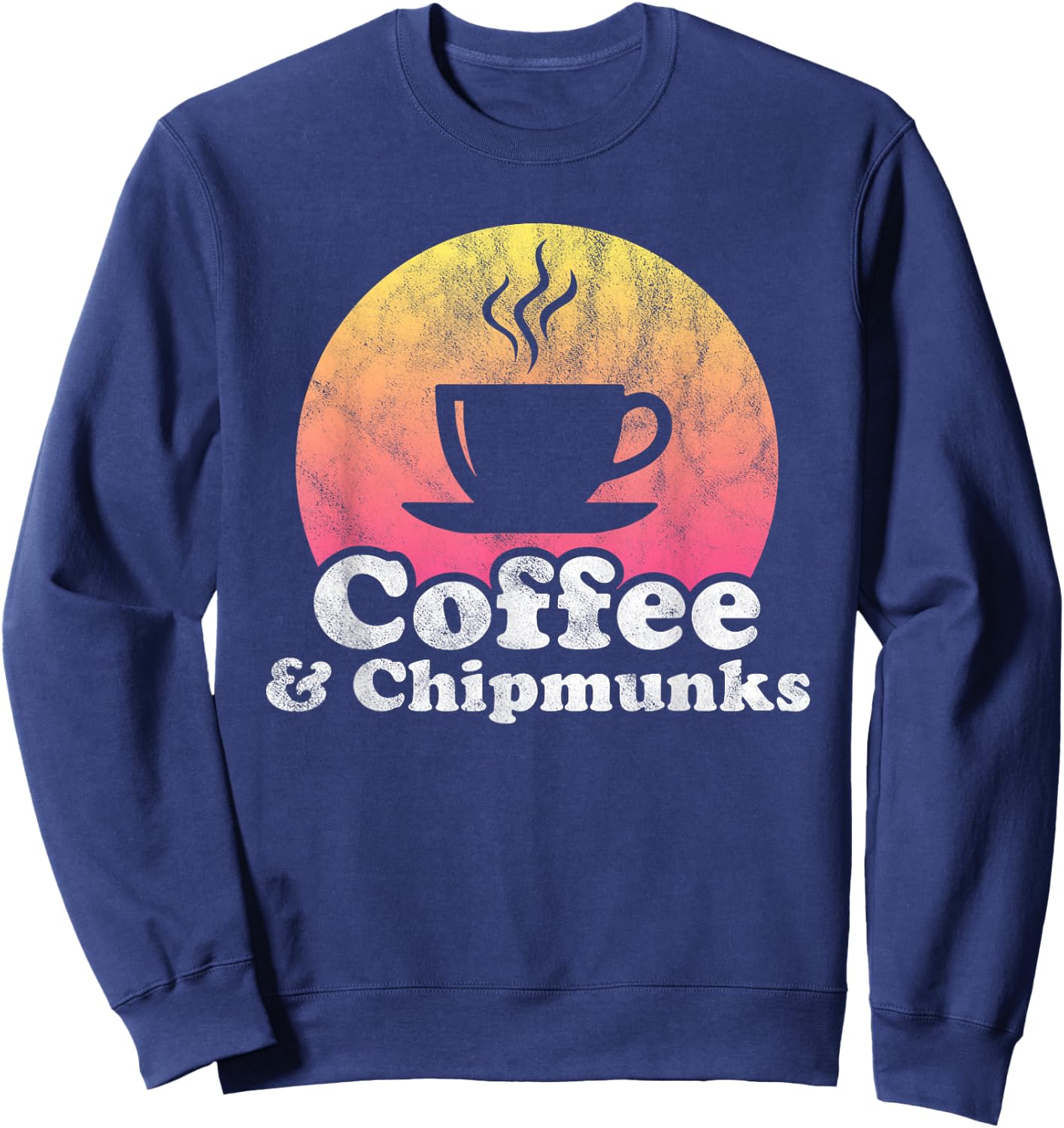 Coffee and Chipmunks Chipmunk Sweatshirt - Sweatshirt | Navy