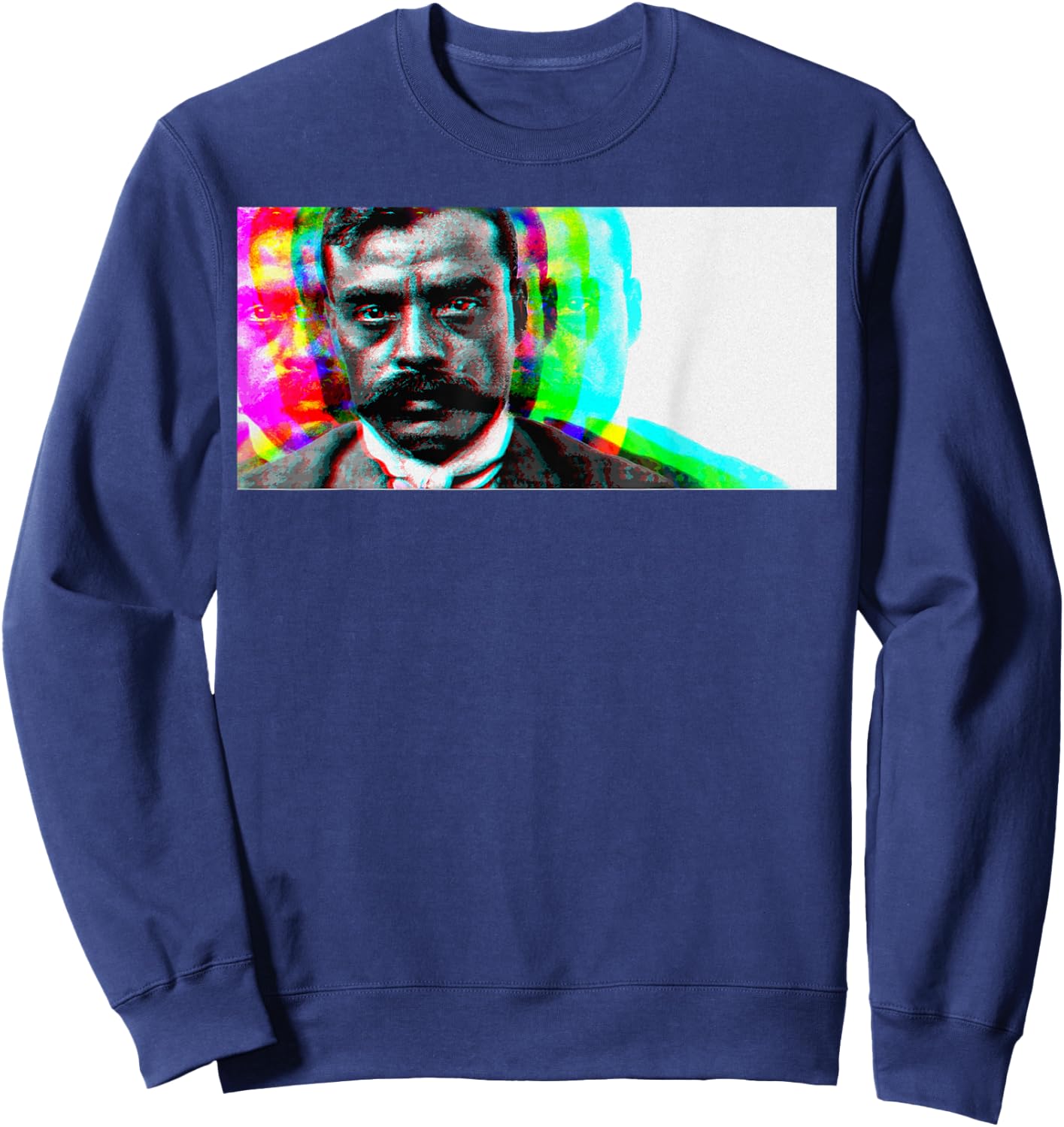Emiliano Zapata Mexican Hero La Revolucion Mexicana Sweatshirt - Sweatshirt | Navy
