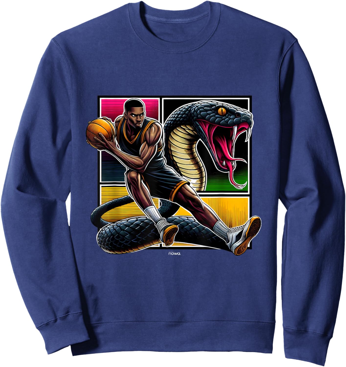 Fearless and Confident Legend Basketball Motivation Sweatshirt - Sweatshirt | Navy