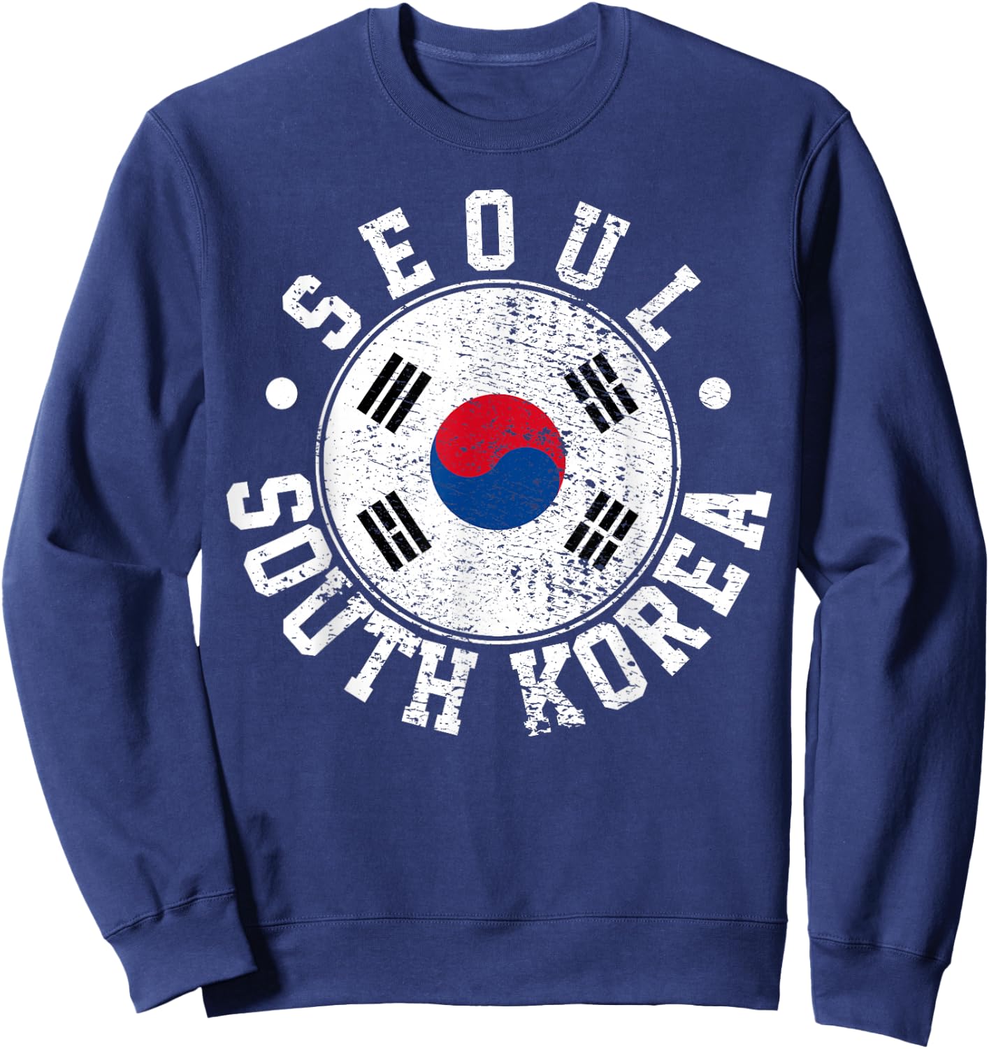 Seoul South Korea Sweatshirt - Sweatshirt | Navy