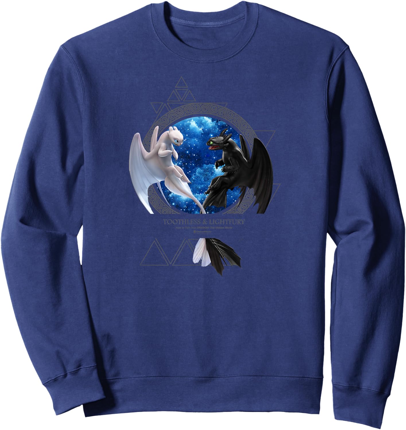 How to Train Your Dragon 3 Toothless Love Sweatshirt - Sweatshirt | Navy
