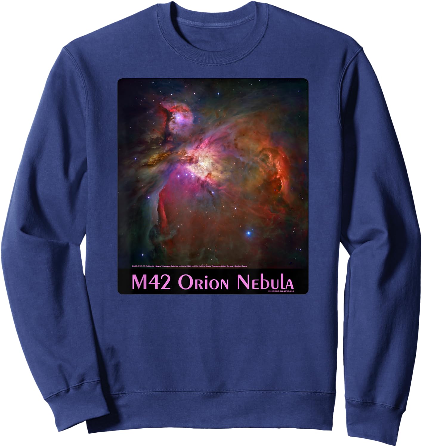 M42 The Orion Nebula Astronomy Shirt Sweatshirt - Sweatshirt | Navy