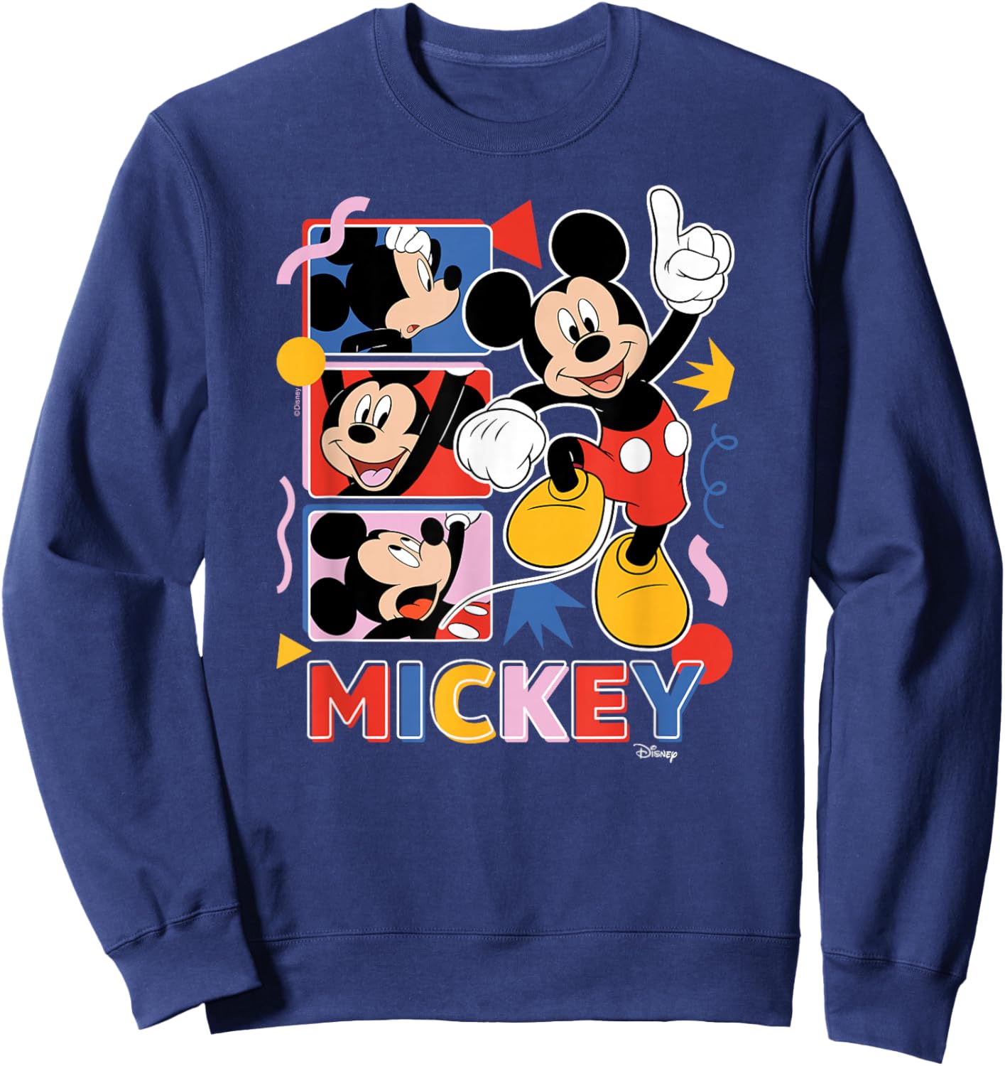 Mickey - Tribute Panels Sweatshirt - Sweatshirt | Navy