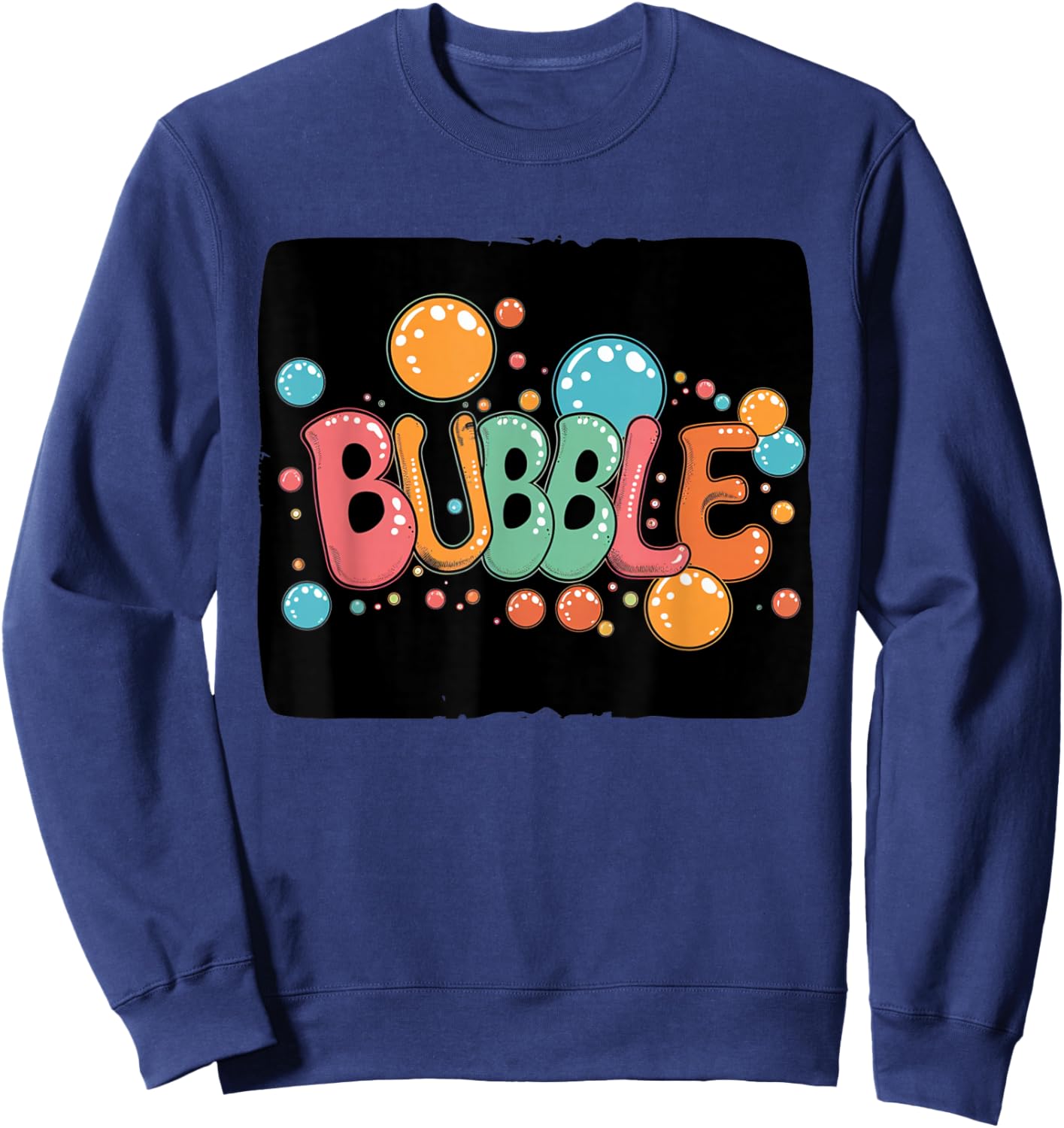 Colorful Bubble Costume for Boys and Girls Sweatshirt - Sweatshirt | Navy