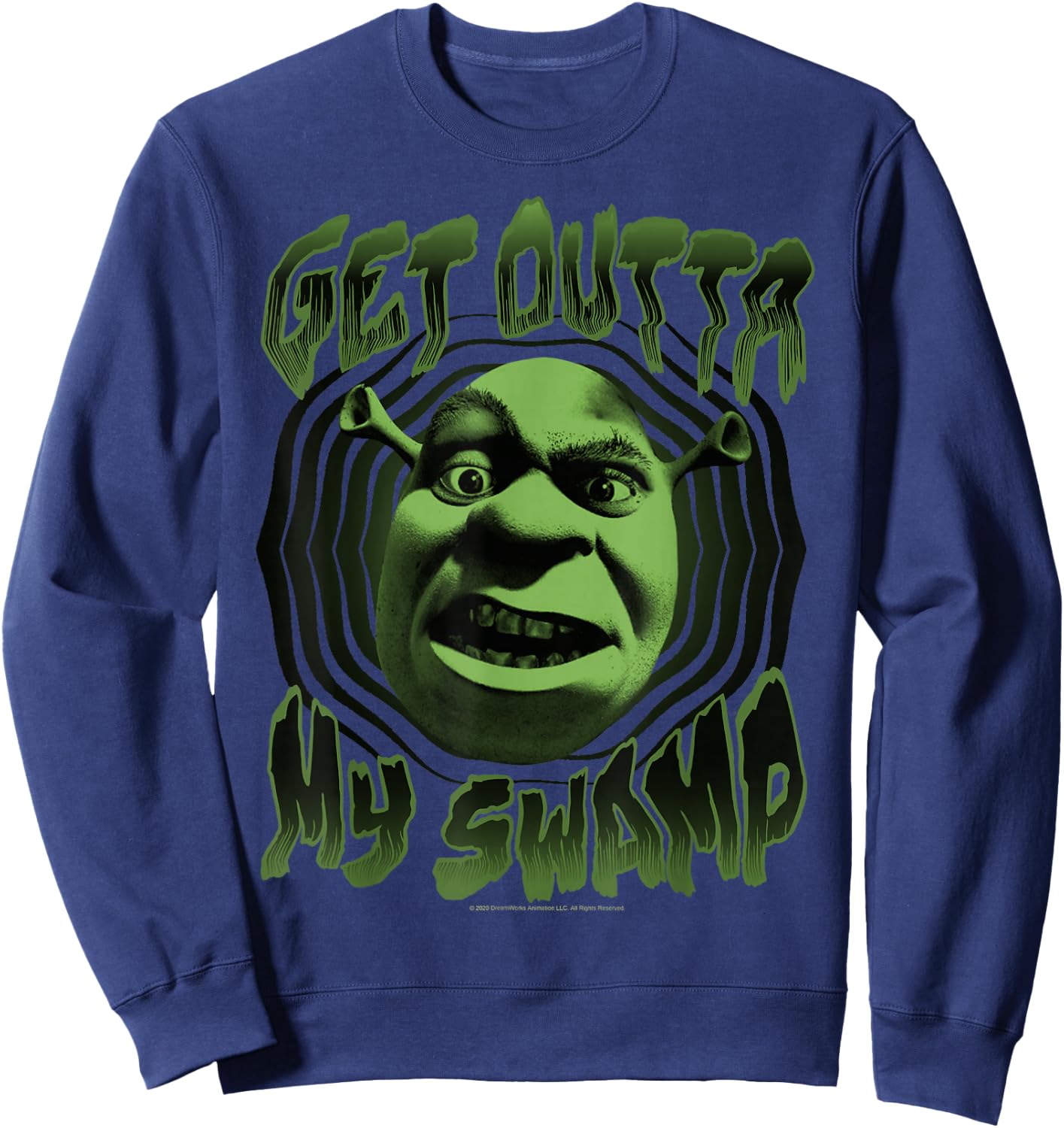 Shrek Get Outta My Swamp Sweatshirt - Sweatshirt | Navy