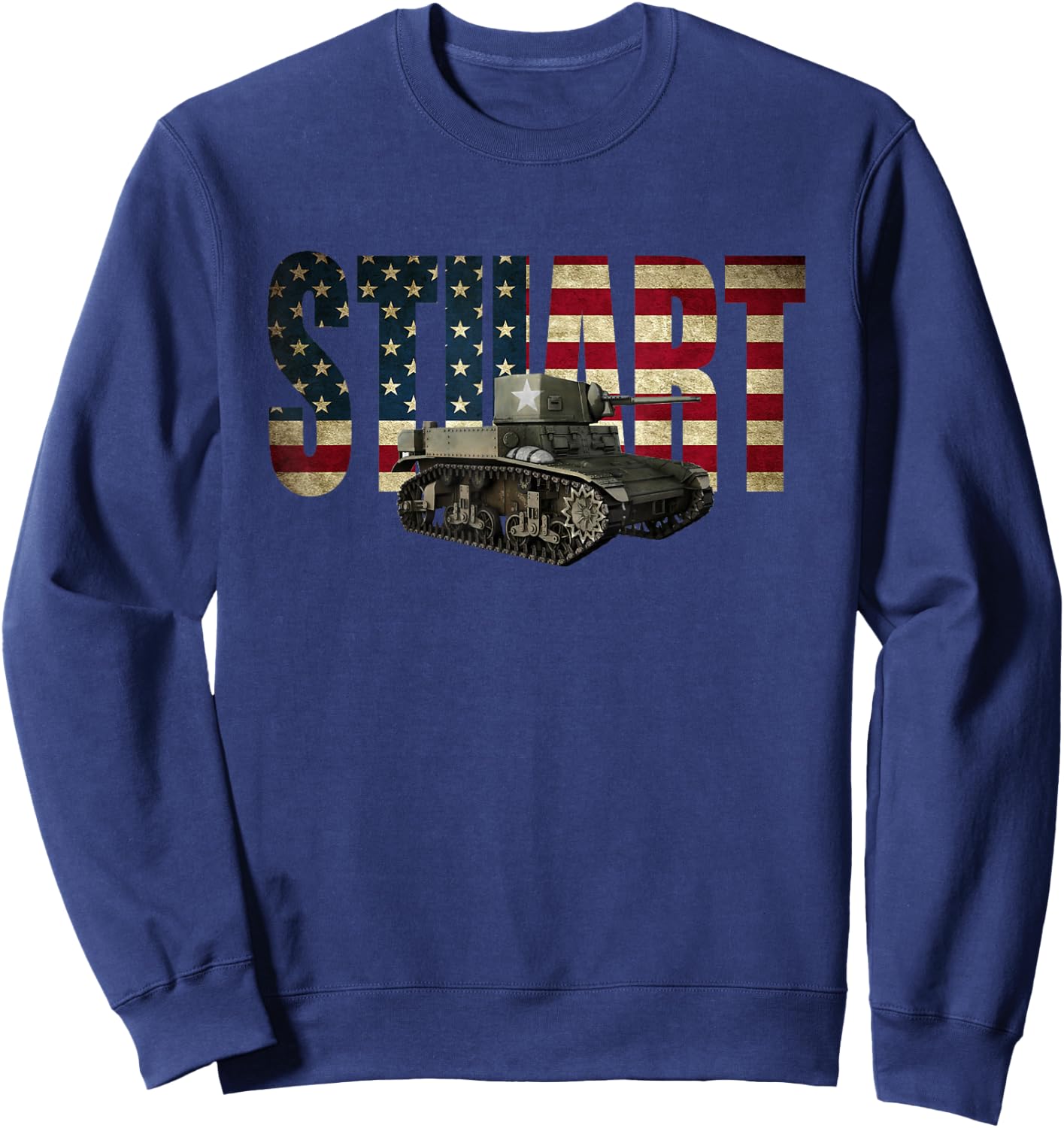 M3 Stuart Tank Sweatshirt - Sweatshirt | Navy