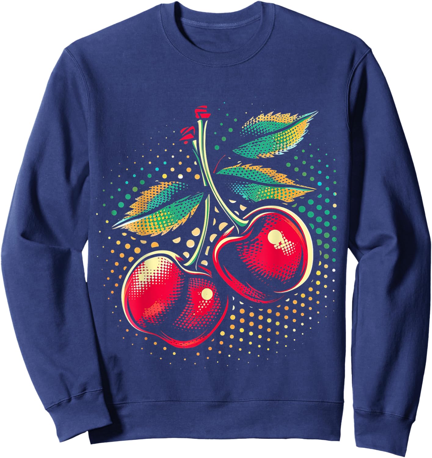 Pop Cherry Sweatshirt - Sweatshirt | Navy