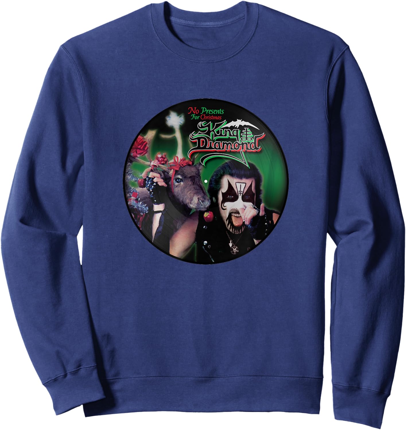 King Diamond No Presents for Christmas Sweatshirt - Sweatshirt | Navy